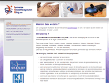 Tablet Screenshot of kinekringleuven.be